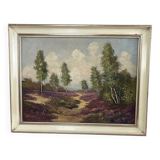 Painting "Path in the heather"