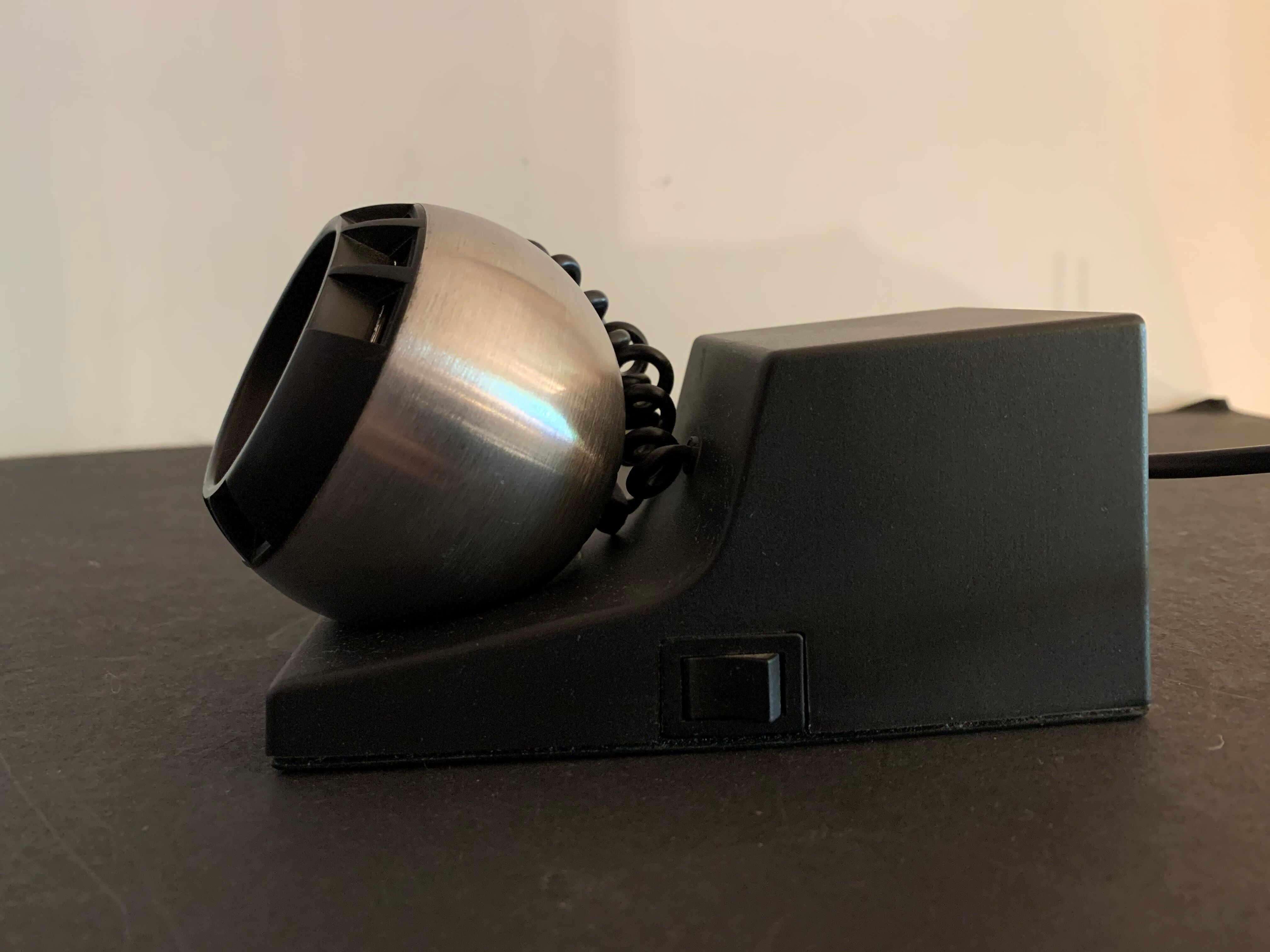 Lampe spot noire articulée Osram 1970
