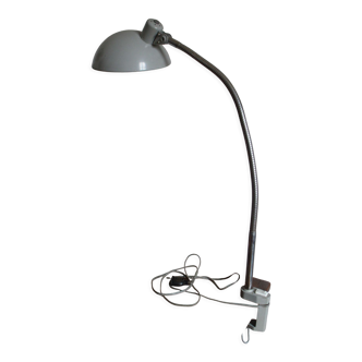 Workshop lamp with vice