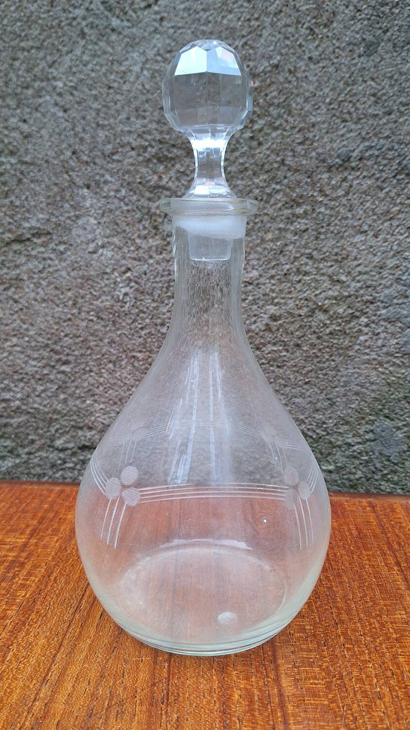 1950s glass carafe