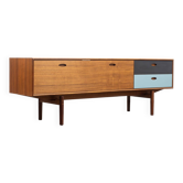 Enfilade basse on noyer, scandinave,  176cm