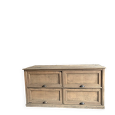Antique oak flap desk