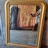 Golden trumeau mirror 130x100