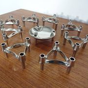 Candleholders by Ceasar Stoffi & Fritz Nagel for BMF, 1960s, Set of 9