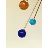 Contemporary Multicolor “Star” Murano Glass Sputnik Chandelier