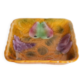 Fruit dish in slip, Sarreguemines earthenware