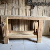 Ancien établi de menuisier