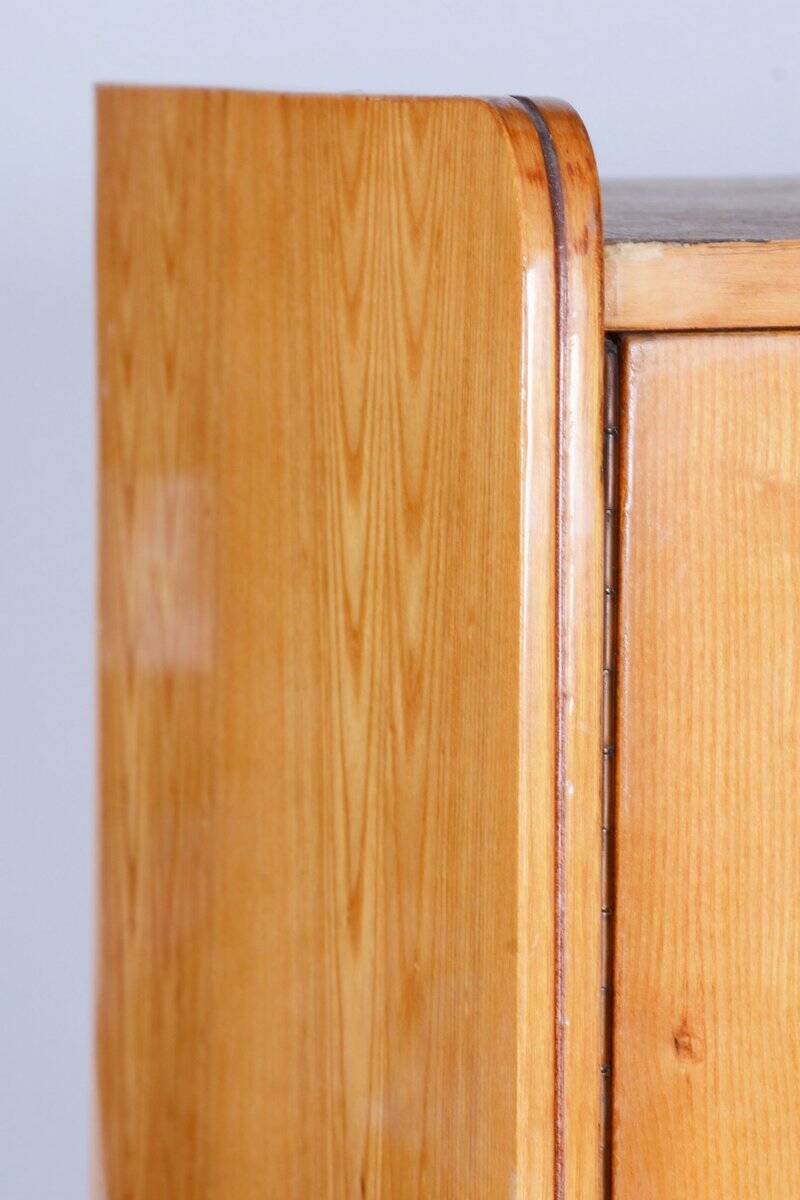 Mid-Century Modern Wardrobe in Ash by Tatra Pravenec, Czech, 1950s