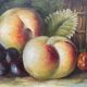 Table HST "Still Life with Fruits" M. Aaron (?) 20th century school