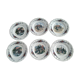 6 plates of the obernai decoration service by Henri Loux
