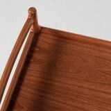 Midcentury Danish serving trolley in teak by Henning Korch for Silkeborg 1960s