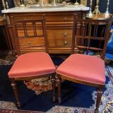 Paire de chaises en palissandre XIXe Napoléon III
