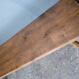 Bench 120 cm old solid wood with patina