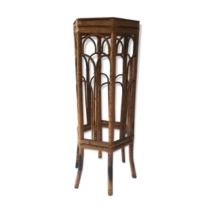 table d'appoint en osier
