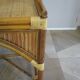 Vintage console/desk made of natural woven rattan, 1960s