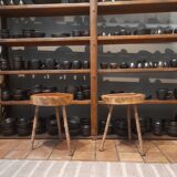 Neem wood stools