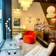 Grande suspension lustre verre Murano