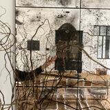 Aged look mirror