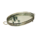 Oriental silver metal top