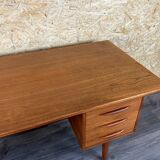 60s 70s teak desk desk Danish Modern Design Denmark