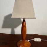Small wooden foot lamp