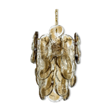 Smoked glass suspension by Murano, Kalmar, Austria, 1970s