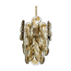 Smoked glass suspension by Murano, Kalmar, Austria, 1970s
