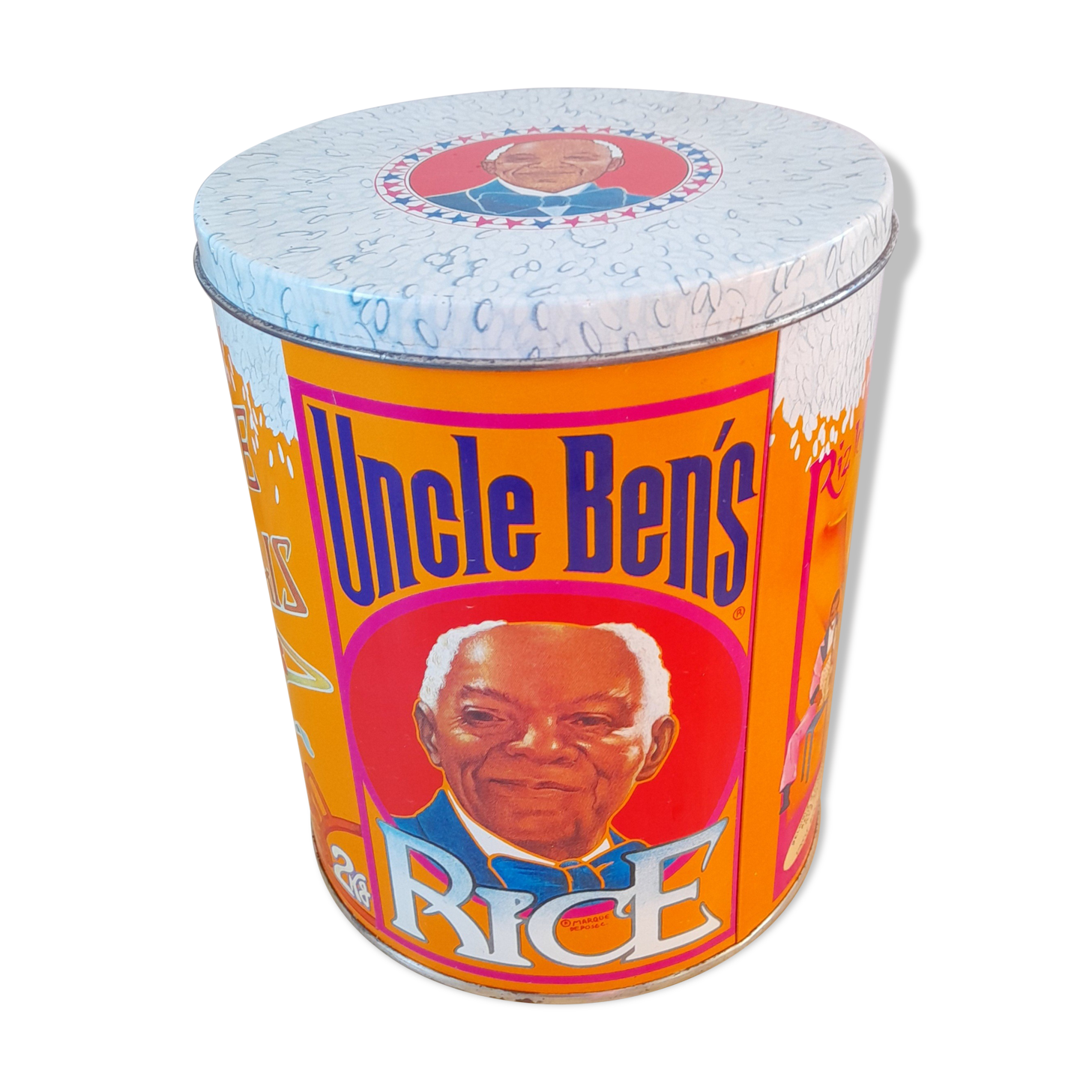 Advertising metal box