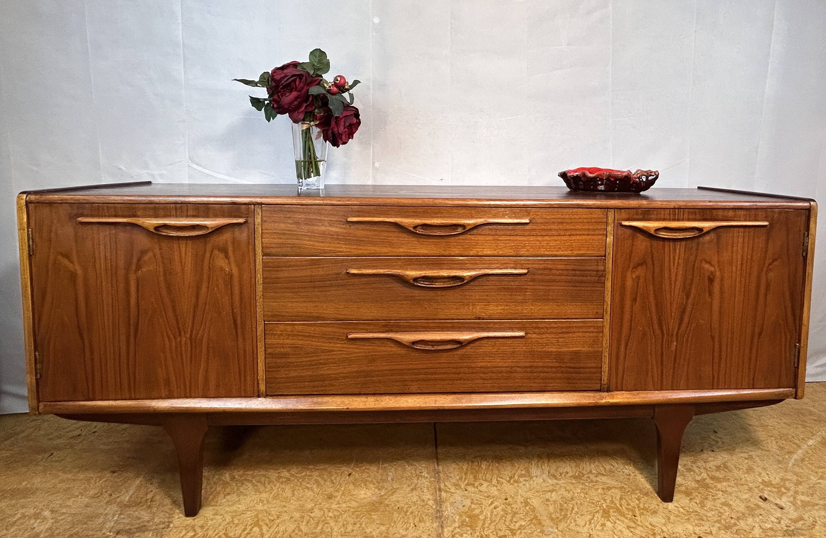 Mid-century retro vintage teak sideboard by Jentique 1960 Danish Design