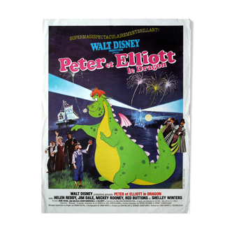 Original movie poster "Peter and Elliott the Dragon"