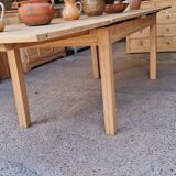Table de ferme extensible