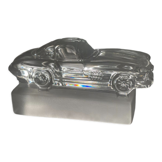 Presse papier en cristal Mercedes 300 SL