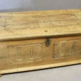 19th-century oak chest