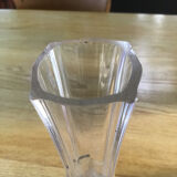 Paire de vases soliflore en verre