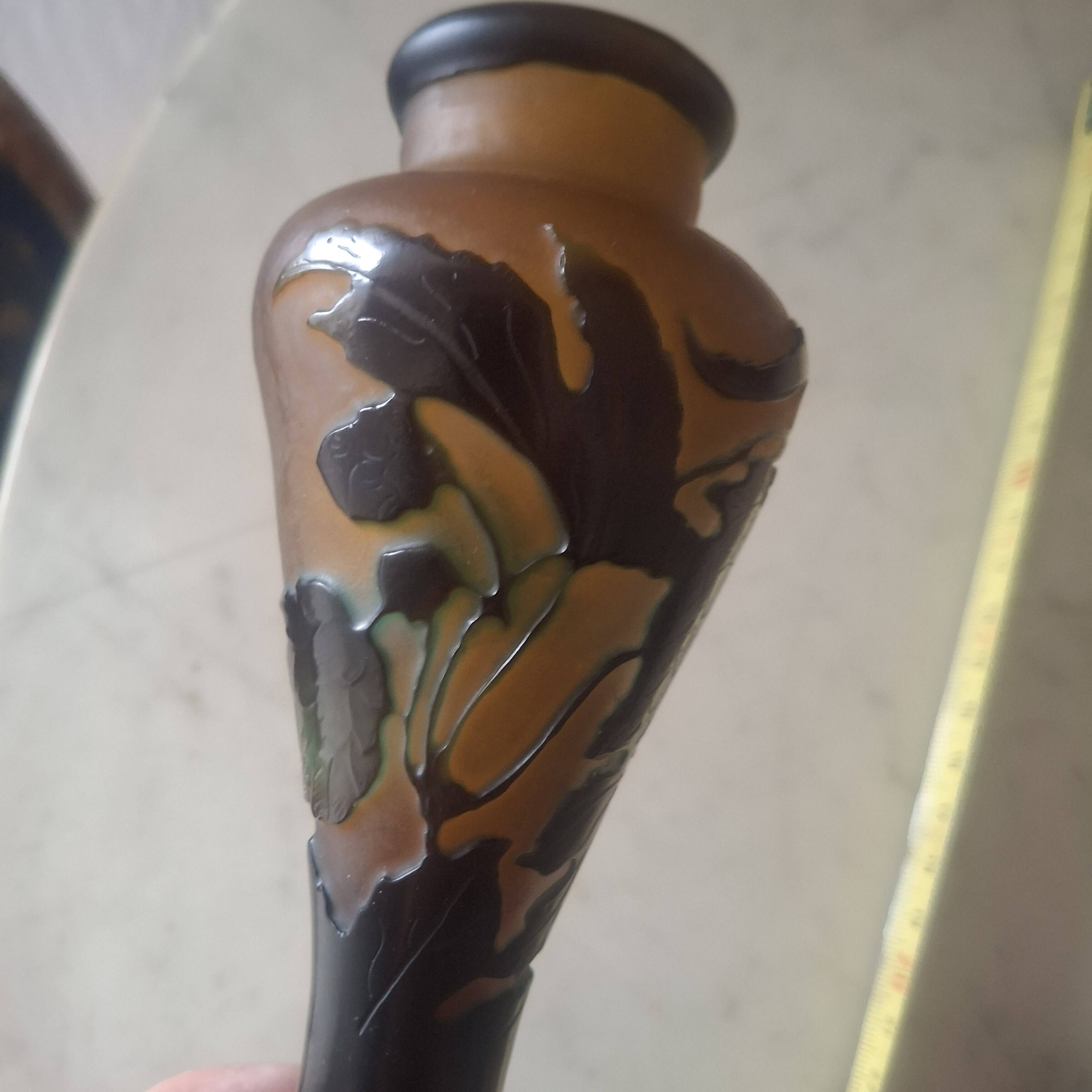 Vase galle art deco.