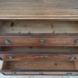 Louis XVI chest of drawers in walnut, 19th century