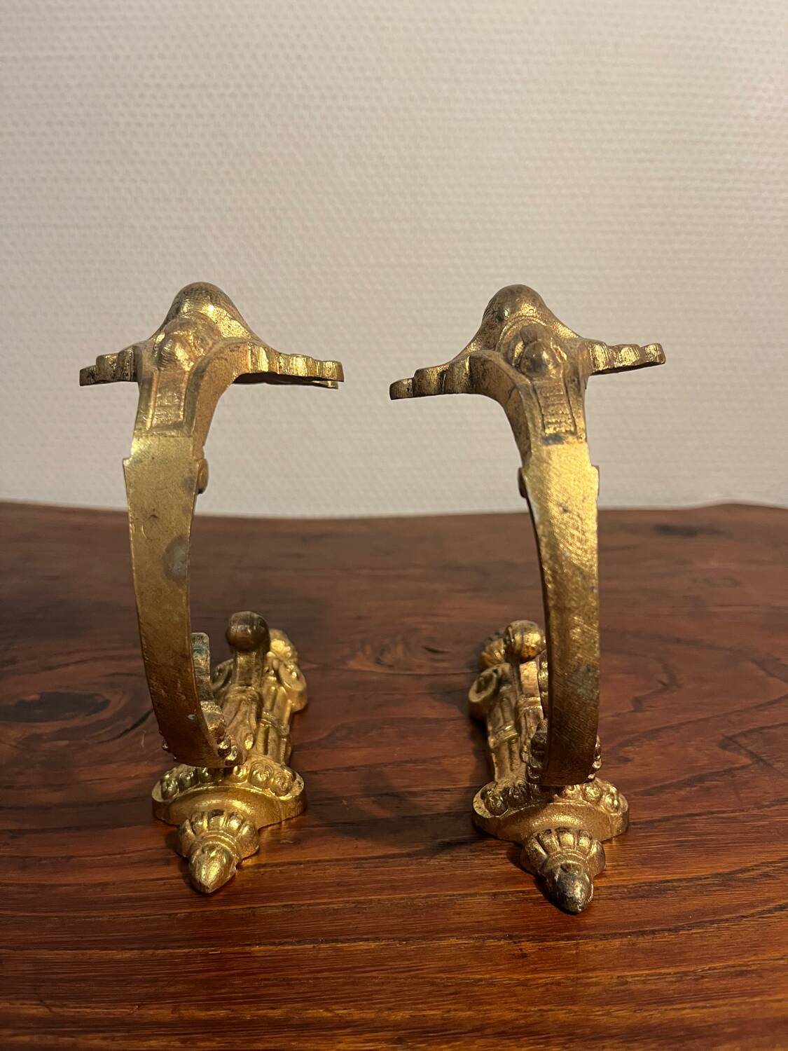 Bronze curtain tieback hook