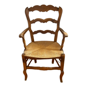 Fauteuil campagnard rustique