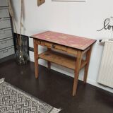 Small Vintage Workshop Table - Console Table