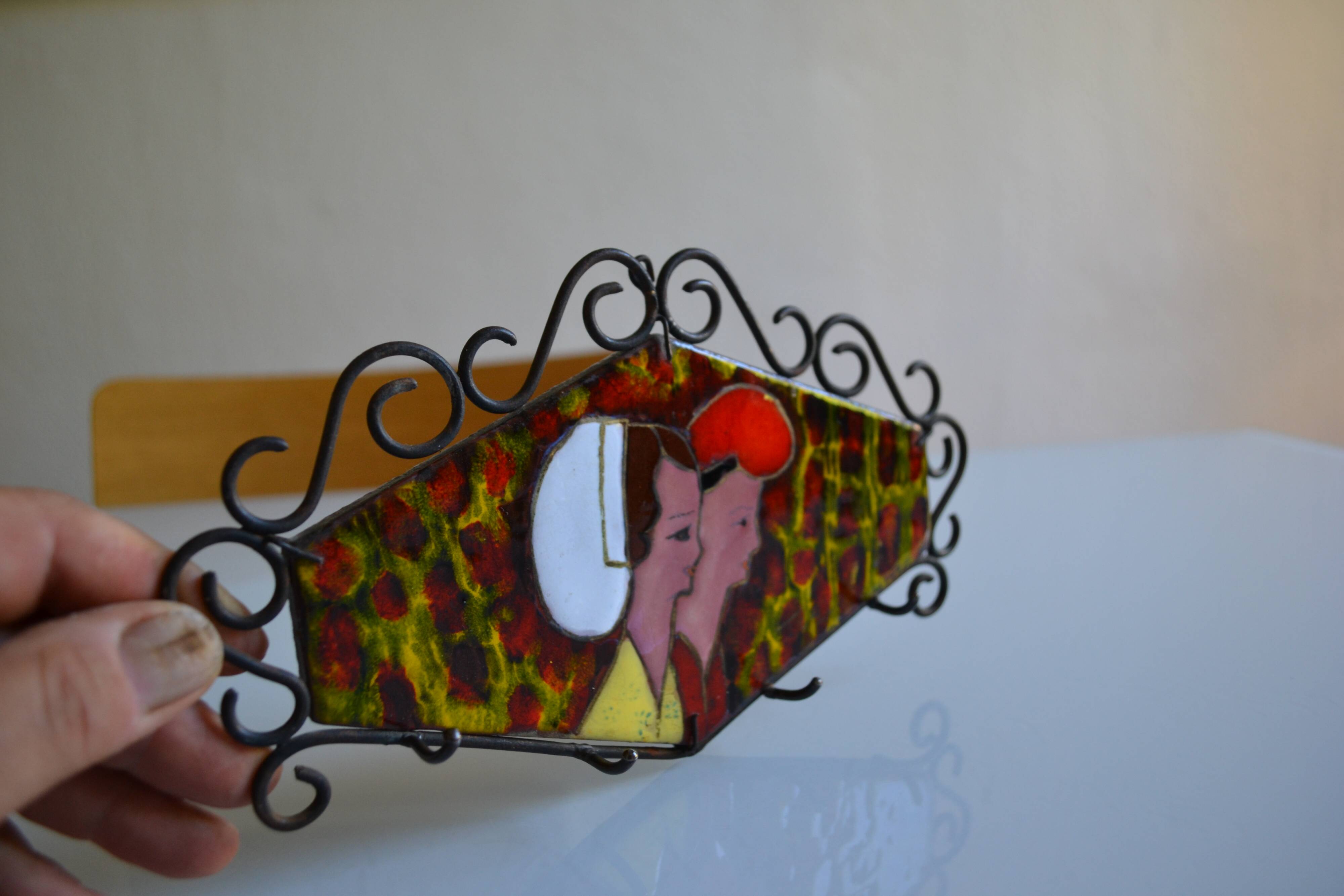 Porte cle mural vintage catalan
