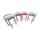 Set of 4 ADICO Metal Bar Stools