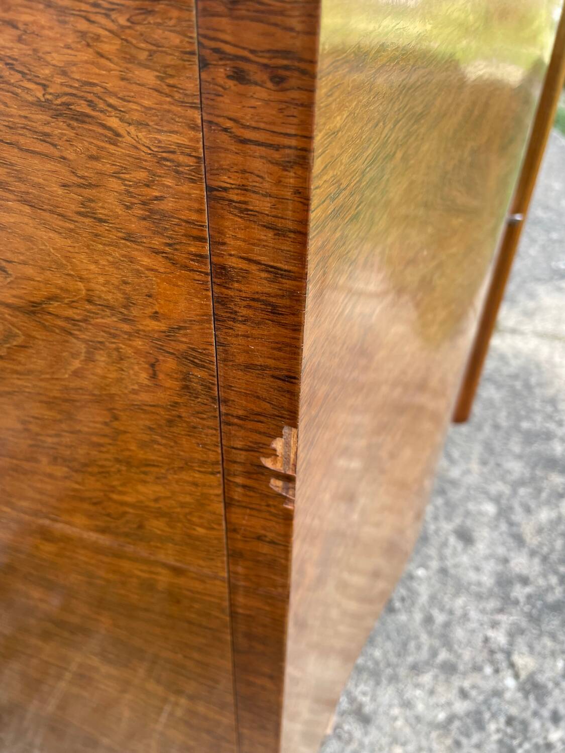 50s art deco sideboard in rosewood