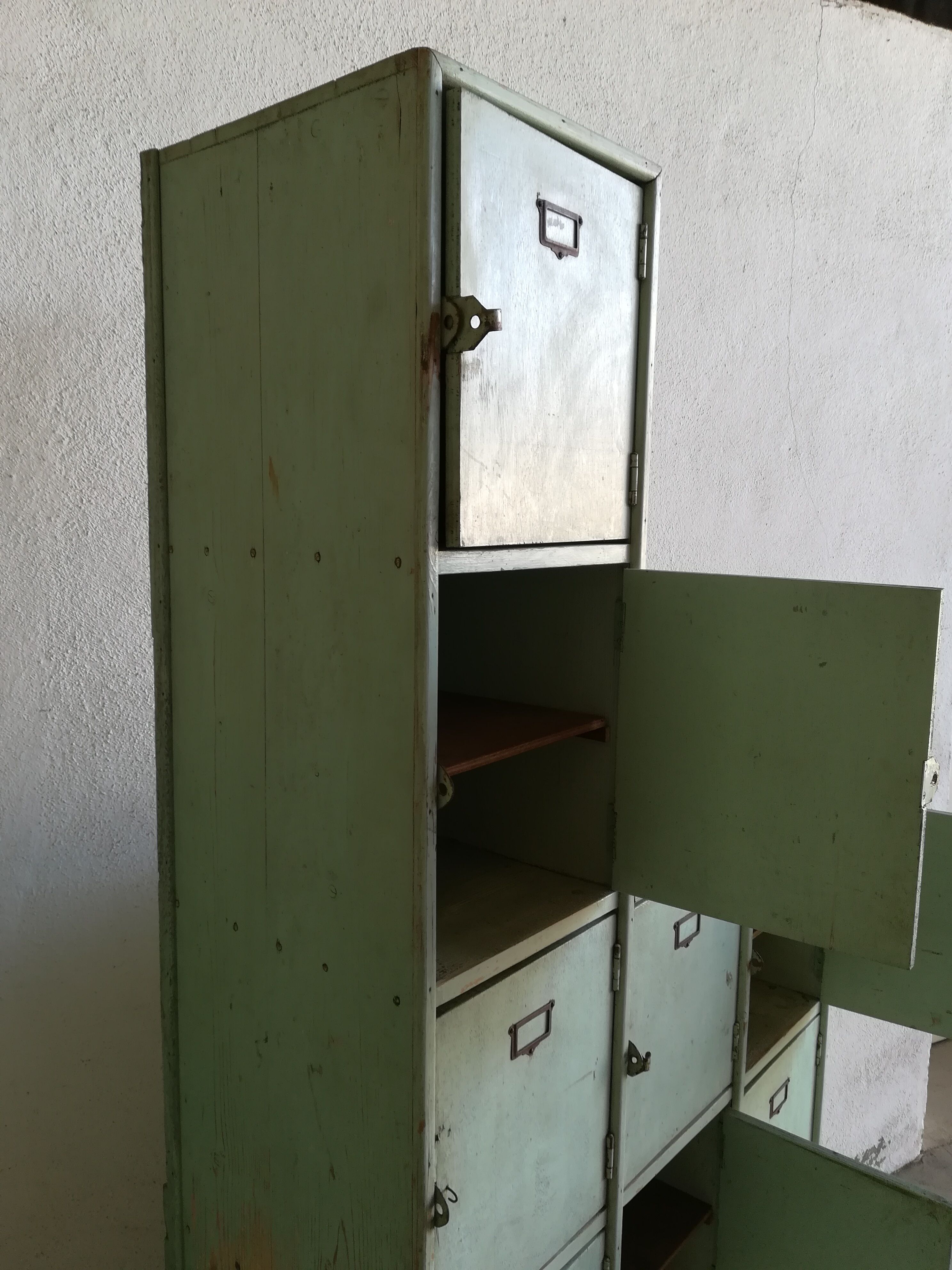 Furniture with lockers