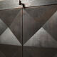 Jean Batenburg for MI brutalist sideboard in ebonized oak, Belgium, 1960s
