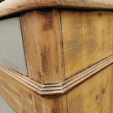 Old Parisian buffet restored solid wood