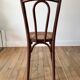 Baumann chair in turned wood and canning N33 early twentieth century