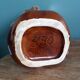 Vallauris vase in flamed ceramic, free-form model 330.
