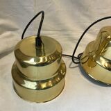 Scandinavian gold pendant lamp