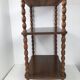Sellette shelf wood turned Louis XIII style