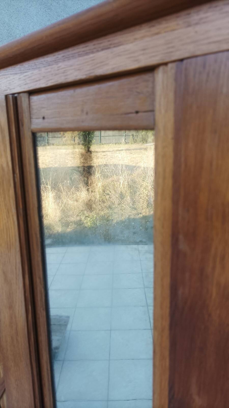 Vintage oak wardrobe